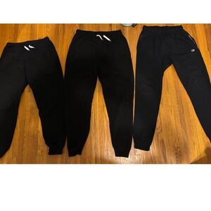Champion Men's Black Joggers-tracksuits